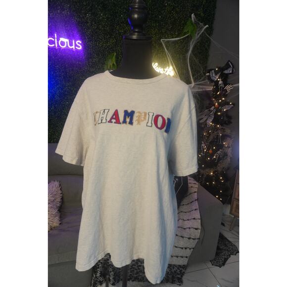 Vintage Grey Champion tshirt XL - Picture 1 of 8